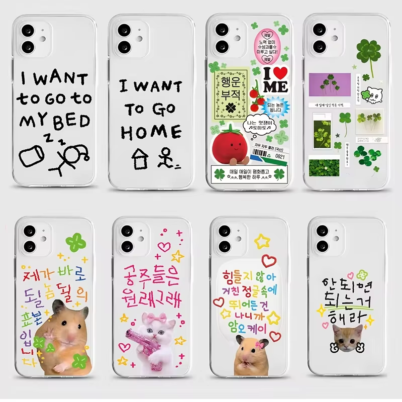 Phone Cases Xr Iphone - Custodia per telefono coreana con quadrifoglio